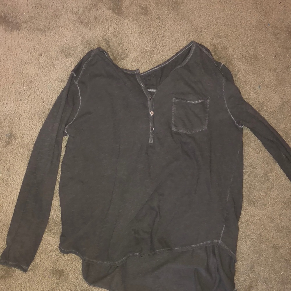 Free people long sleeve pocket tee